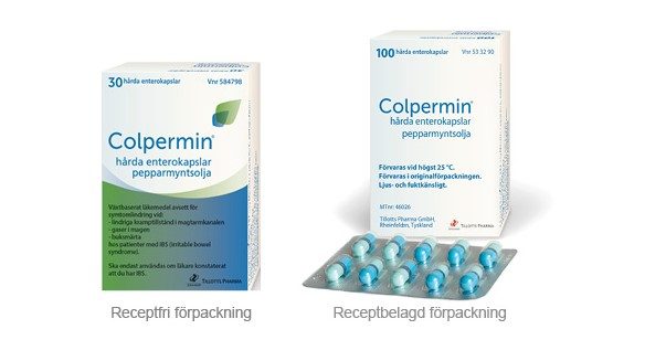 Om Colpermin<sup>®</sup> (pepparmyntsolja)